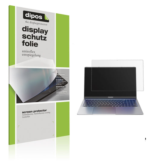 Matte Displayschutzfolie von dipos passend für Acemagic AX16, präziser Zuschnitt und blasenfrei montiert
