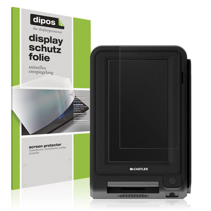 Matte Displayschutzfolie von dipos passend für Adyen S1U2, präziser Zuschnitt und blasenfrei montiert