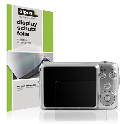 Matte Displayschutzfolie von dipos passend für Agfa Photo Realishot DC8200, präziser Zuschnitt und blasenfrei montiert