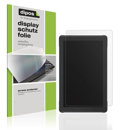 Matte Displayschutzfolie von dipos passend für Airpuxem Motorrad Carplay 7 Zoll, präziser Zuschnitt und blasenfrei montiert
