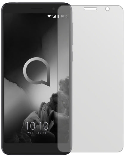 Matte Displayschutzfolie von dipos passend für Alcatel 1X (2019), präziser Zuschnitt und blasenfrei montiert