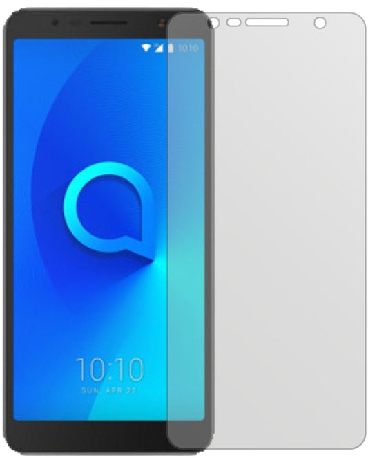 Matte Displayschutzfolie von dipos passend für Alcatel 3C, präziser Zuschnitt und blasenfrei montiert
