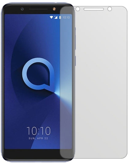 Matte Displayschutzfolie von dipos passend für Alcatel 3X, präziser Zuschnitt und blasenfrei montiert