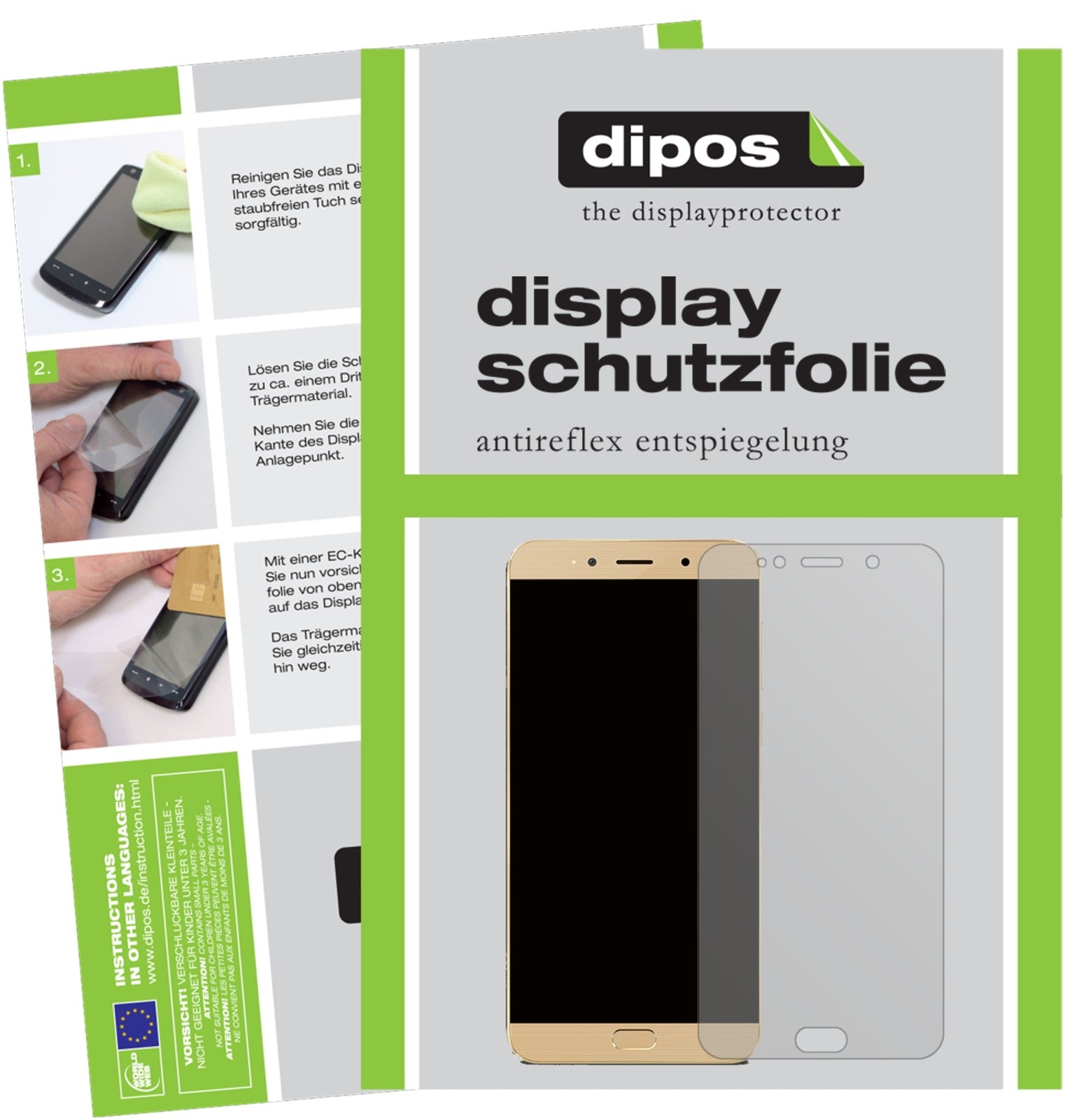 Matte Displayschutzfolie von dipos passend für Allview X4 Soul Lite, präziser Zuschnitt und blasenfrei montiert