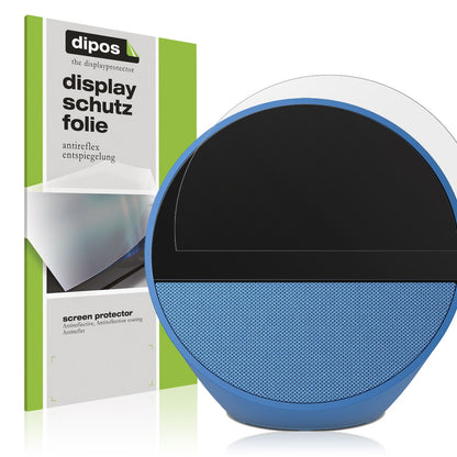 Matte Displayschutzfolie von dipos passend für Amazon Echo Spot 2024, präziser Zuschnitt und blasenfrei montiert