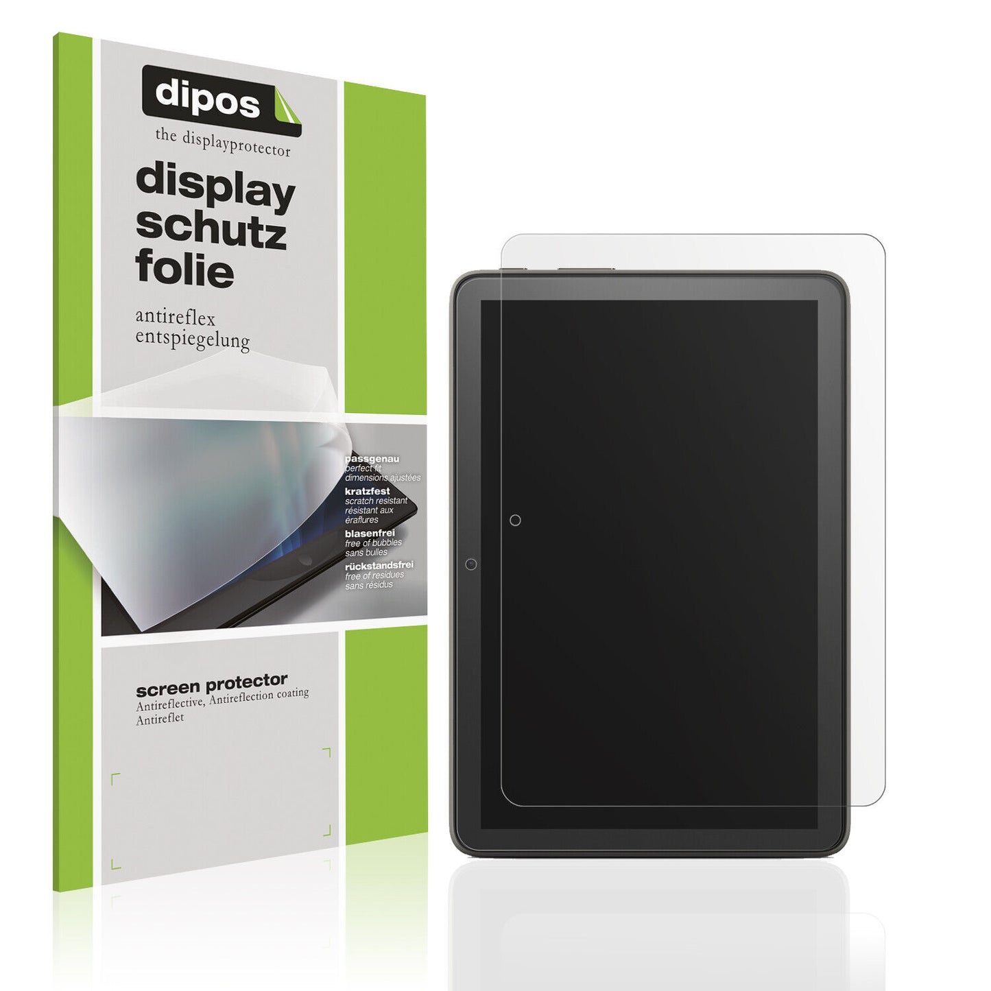 Matte Displayschutzfolie von dipos passend für Amazon Fire HD 8 Kids (2022), präziser Zuschnitt und blasenfrei montiert