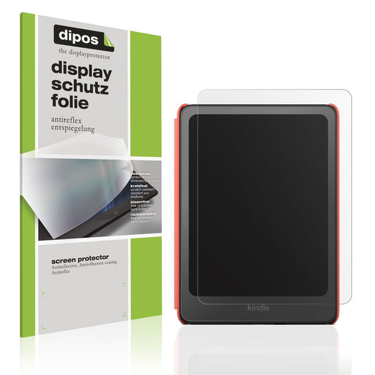 Matte Displayschutzfolie von dipos passend für Amazon Kindle Colorsoft Kids, präziser Zuschnitt und blasenfrei montiert