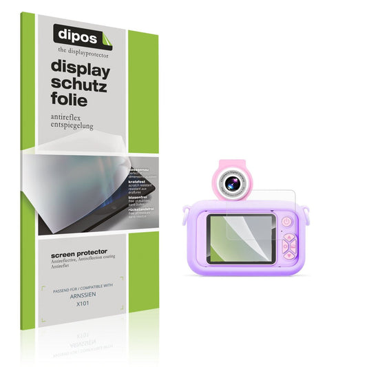 Matte Displayschutzfolie von dipos passend für ARNSSIEN X101, präziser Zuschnitt und blasenfrei montiert