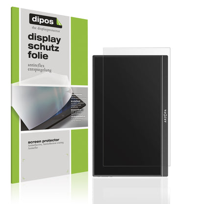 Matte Displayschutzfolie von dipos passend für Arzopa Z1RC 16 Zoll, präziser Zuschnitt und blasenfrei montiert