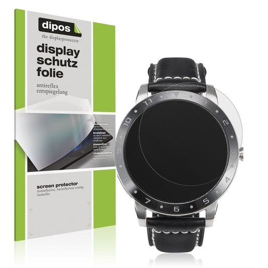 Matte Displayschutzfolie von dipos passend für Asus VivoWatch 5, präziser Zuschnitt und blasenfrei montiert