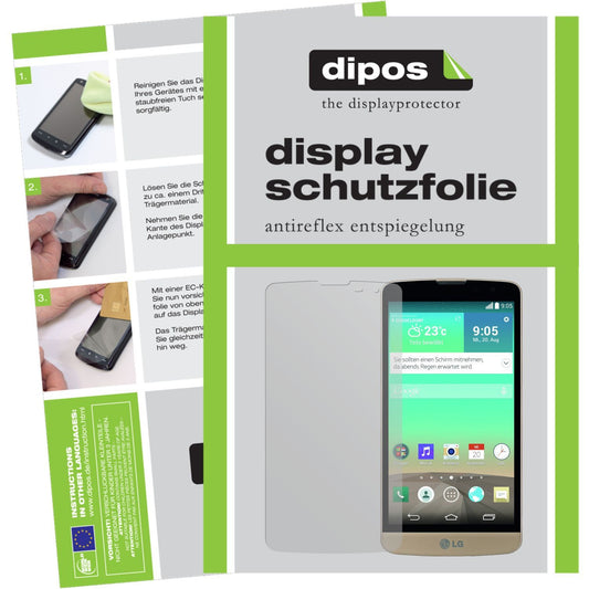 Matte Displayschutzfolie von dipos passend für Bello II LG, präziser Zuschnitt und blasenfrei montiert