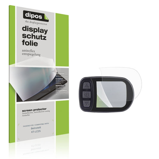 Matte Displayschutzfolie von dipos passend für Belnotelt KT-LCD5, präziser Zuschnitt und blasenfrei montiert