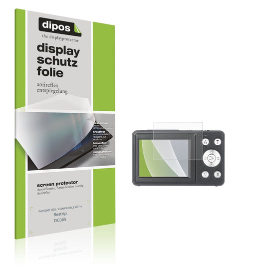 Matte Displayschutzfolie von dipos passend für Bestrip DC06S, präziser Zuschnitt und blasenfrei montiert