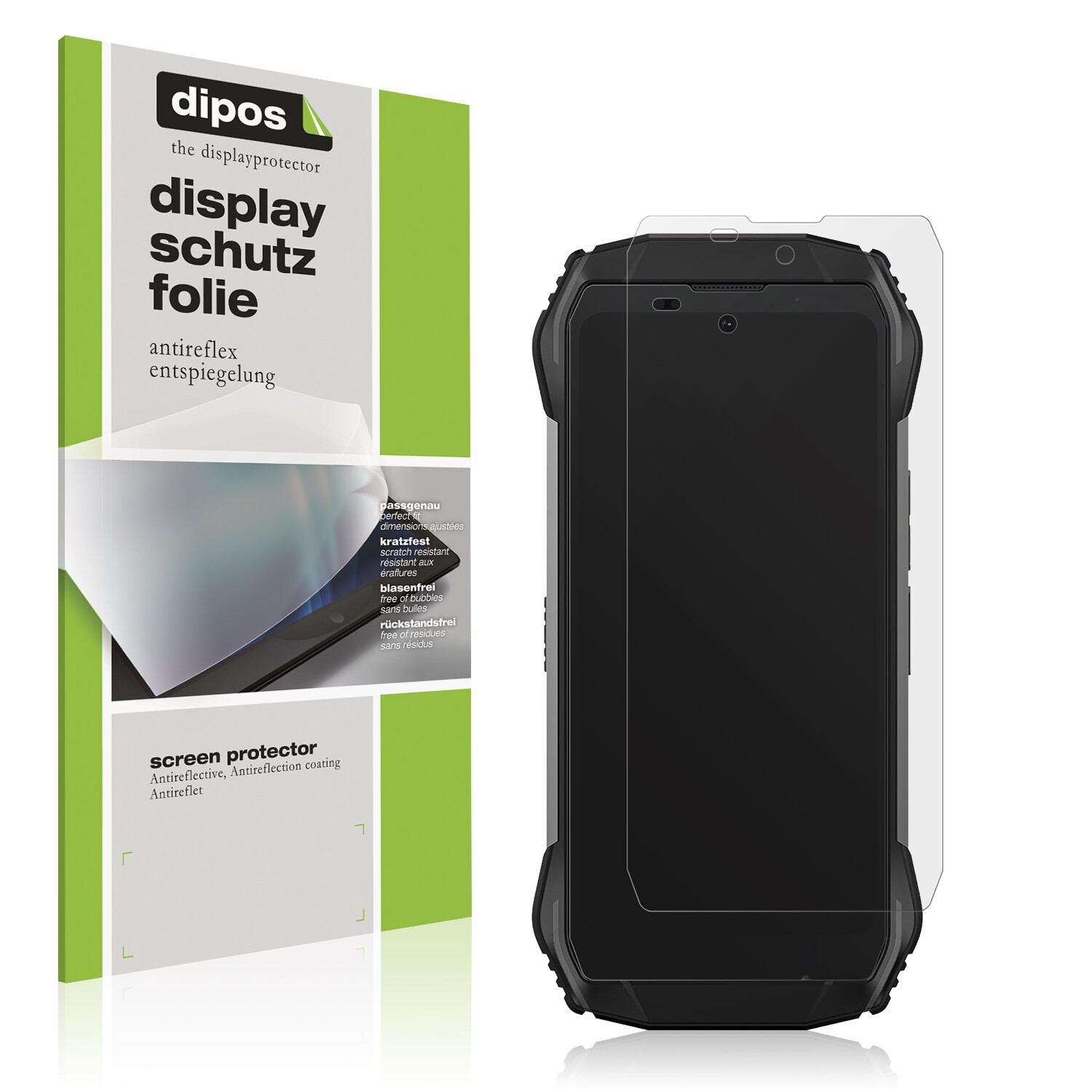 Matte Displayschutzfolie von dipos passend für Blackview N6000 Mini, präziser Zuschnitt und blasenfrei montiert