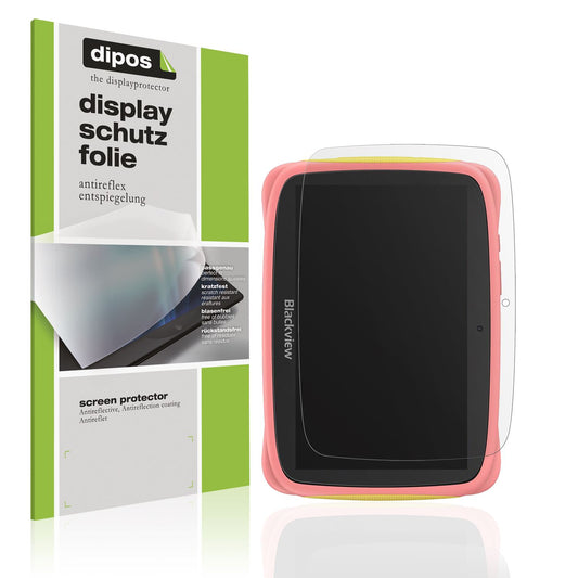 Matte Displayschutzfolie von dipos passend für Blackview Tab 3 Kids 7 Zoll, präziser Zuschnitt und blasenfrei montiert