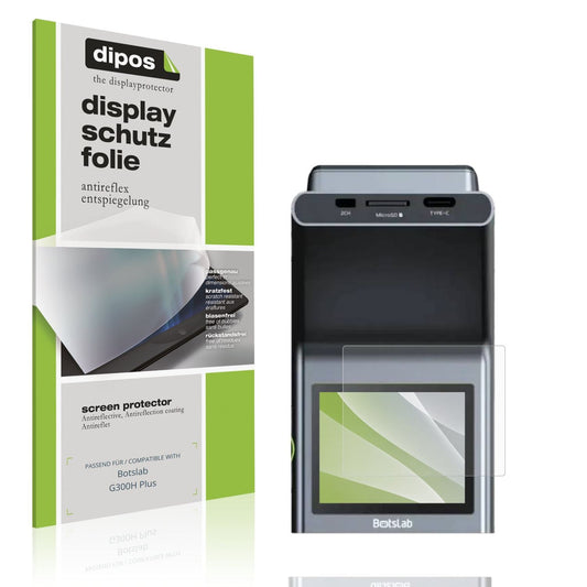 Matte Displayschutzfolie von dipos passend für Botslab G300H Plus, präziser Zuschnitt und blasenfrei montiert