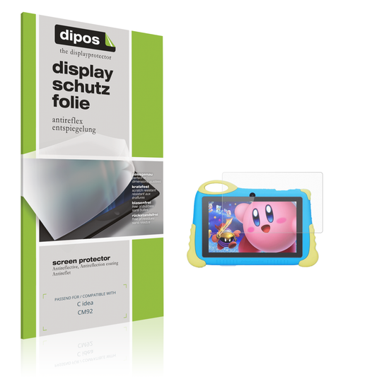 Matte Displayschutzfolie von dipos passend für C idea CM92, präziser Zuschnitt und blasenfrei montiert