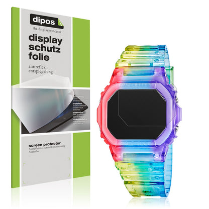 Matte Displayschutzfolie von dipos passend für Calypso Sport Watch K5874 6, präziser Zuschnitt und blasenfrei montiert