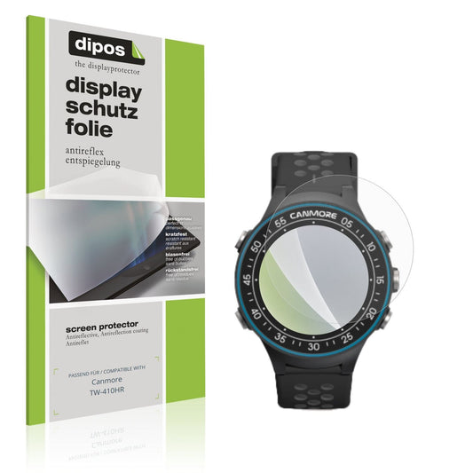 Matte Displayschutzfolie von dipos passend für Canmore TW-410HR, präziser Zuschnitt und blasenfrei montiert
