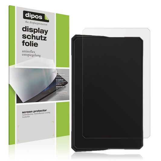 Matte Displayschutzfolie von dipos passend für Carpuride W712D, präziser Zuschnitt und blasenfrei montiert
