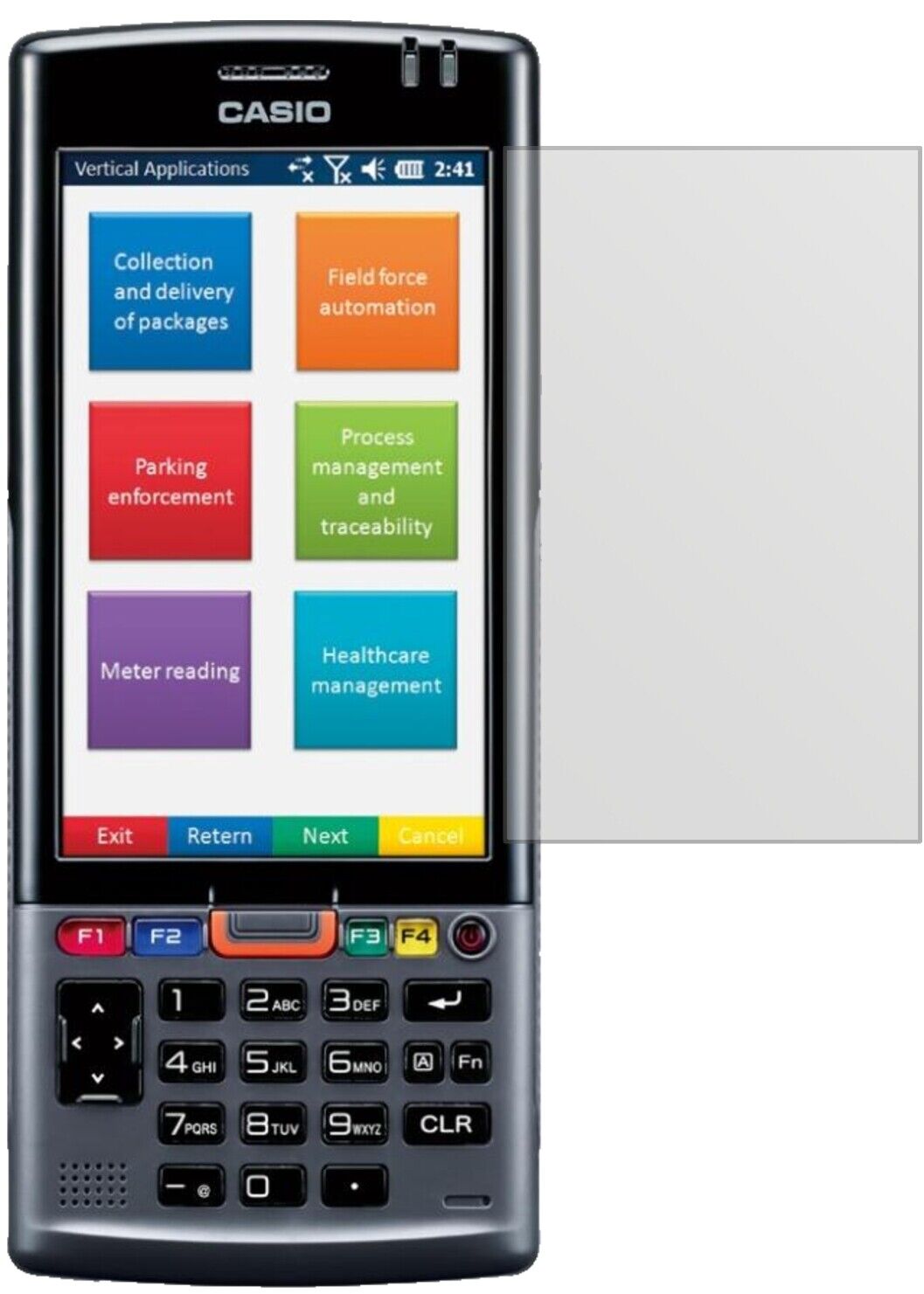 Matte Displayschutzfolie von dipos passend für Casio IT-G500-CE, präziser Zuschnitt und blasenfrei montiert