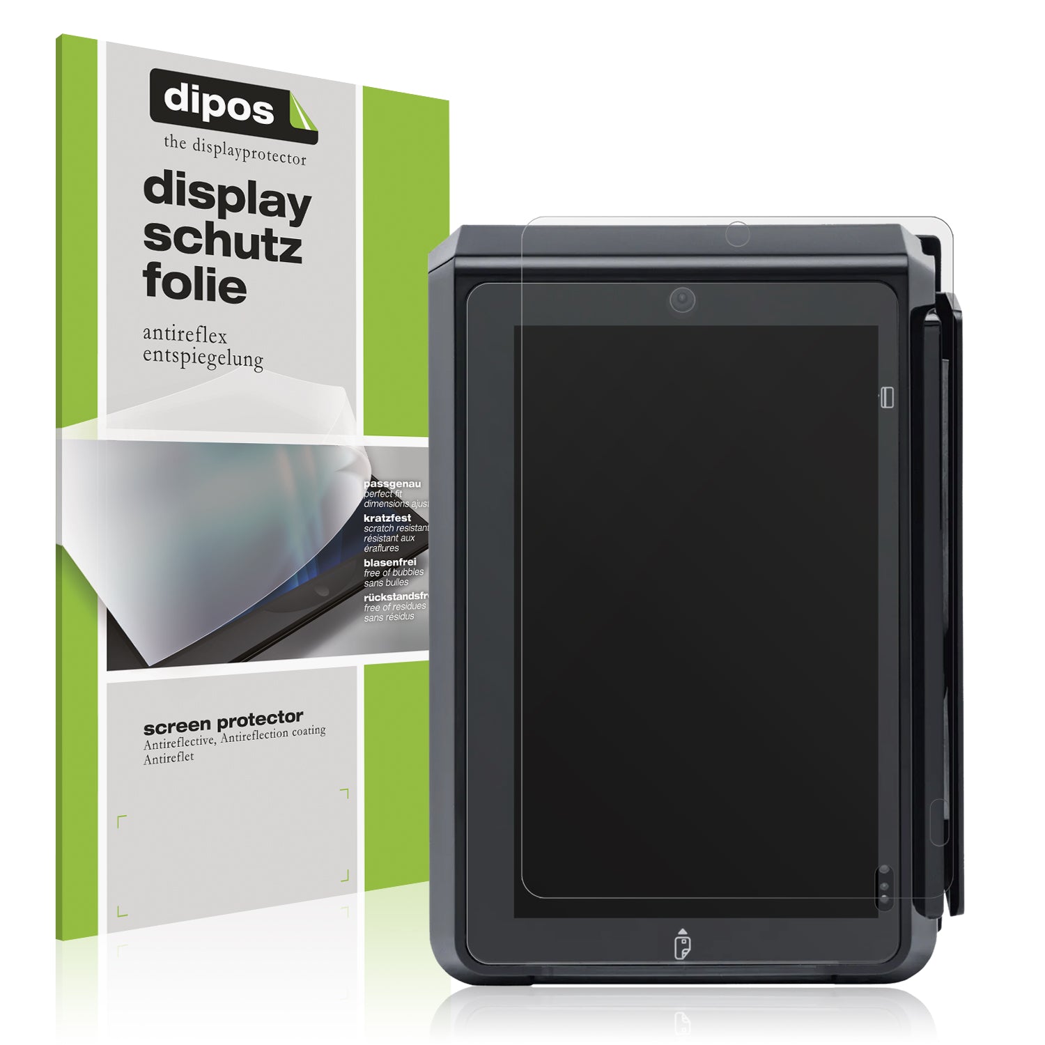 Matte Displayschutzfolie von dipos passend für CCV IM30, präziser Zuschnitt und blasenfrei montiert