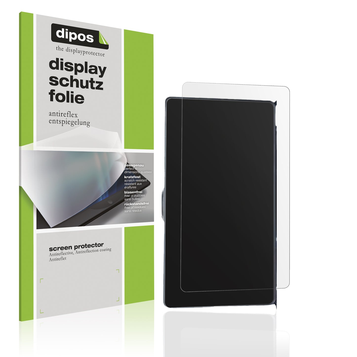 Matte Displayschutzfolie von dipos passend für CFMOTO 250SR 250NK, präziser Zuschnitt und blasenfrei montiert