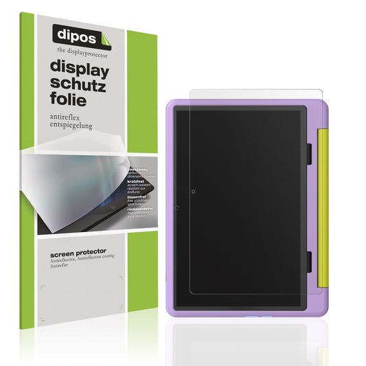 Matte Displayschutzfolie von dipos passend für Cheerjoy Kinder Tablet 10 Zoll, präziser Zuschnitt und blasenfrei montiert