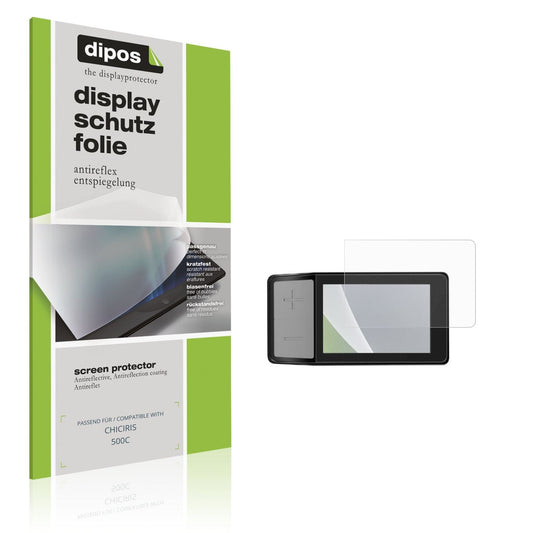 Matte Displayschutzfolie von dipos passend für CHICIRIS 500C, präziser Zuschnitt und blasenfrei montiert