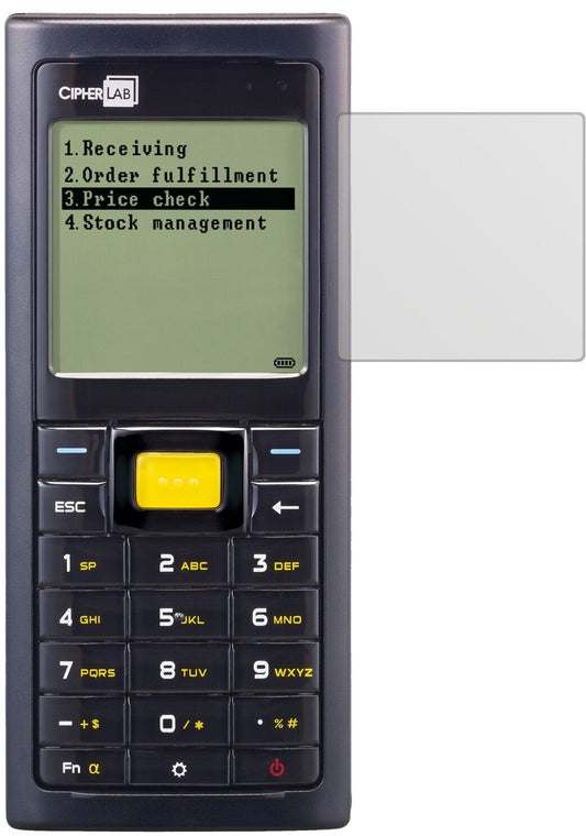 Matte Displayschutzfolie von dipos passend für Cipherlab 8260, präziser Zuschnitt und blasenfrei montiert
