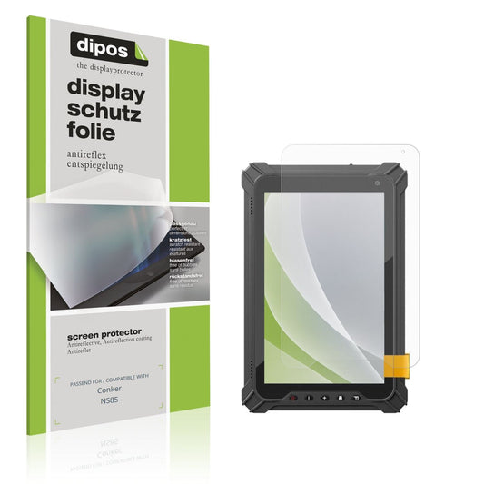 Matte Displayschutzfolie von dipos passend für Conker NS85, präziser Zuschnitt und blasenfrei montiert