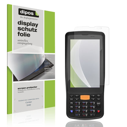 Matte Displayschutzfolie von dipos passend für Conker SX40, präziser Zuschnitt und blasenfrei montiert