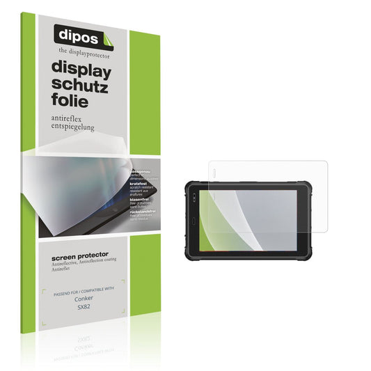 Matte Displayschutzfolie von dipos passend für Conker SX82, präziser Zuschnitt und blasenfrei montiert