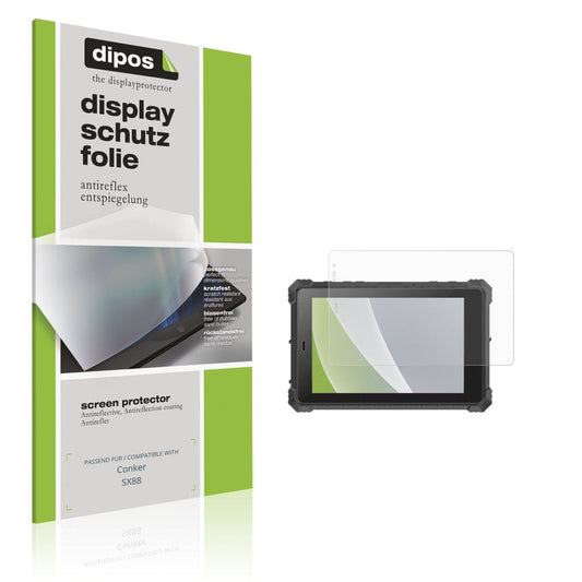 Matte Displayschutzfolie von dipos passend für Conker SX88, präziser Zuschnitt und blasenfrei montiert