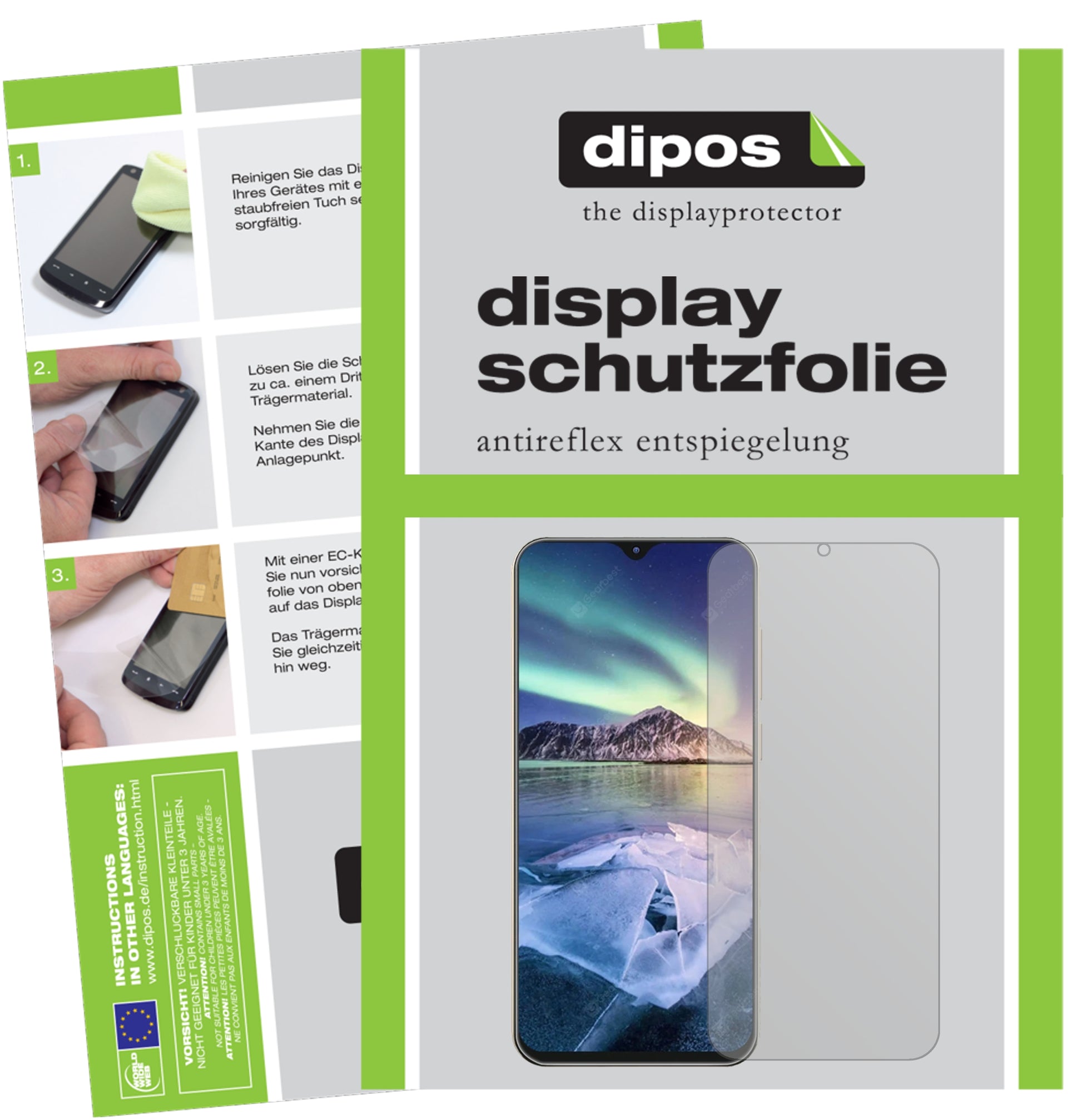 Matte Displayschutzfolie von dipos passend für Cubot X20 Pro, präziser Zuschnitt und blasenfrei montiert