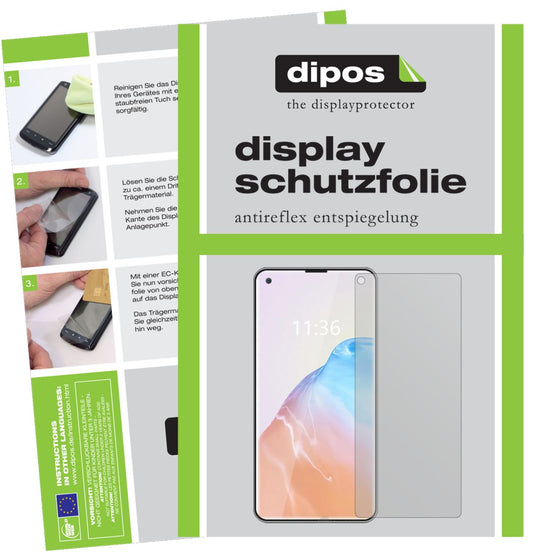 Matte Displayschutzfolie von dipos passend für Cubot X30, präziser Zuschnitt und blasenfrei montiert
