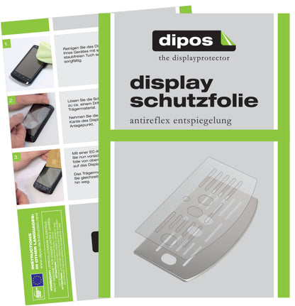 Matte Displayschutzfolie von dipos passend für De Longhi ECAM 23.120 Tropfblech, präziser Zuschnitt und blasenfrei montiert