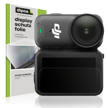 Matte Displayschutzfolie von dipos passend für DJI Osmo Nano, präziser Zuschnitt und blasenfrei montiert