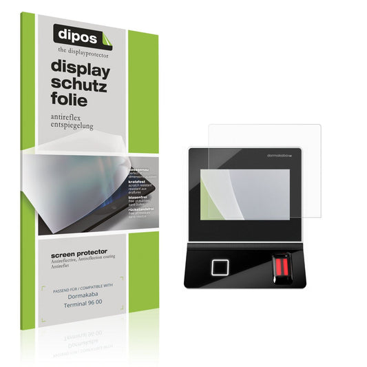 Matte Displayschutzfolie von dipos passend für Dormakaba Terminal 96 00, präziser Zuschnitt und blasenfrei montiert