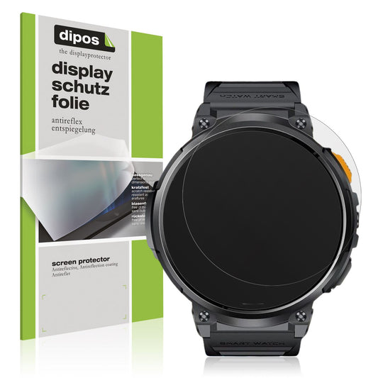 Matte Displayschutzfolie von dipos passend für Dremac FV6-A 1.85 Zoll, präziser Zuschnitt und blasenfrei montiert