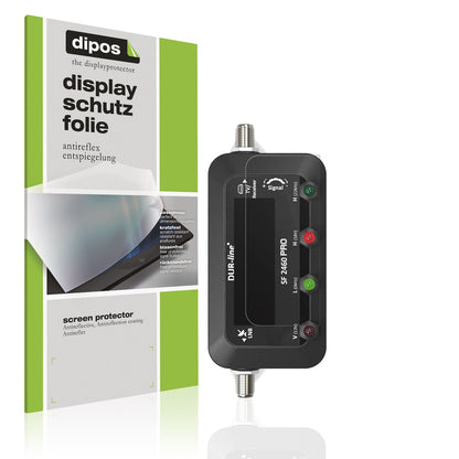 Matte Displayschutzfolie von dipos passend für DUR-line SF2460 Pro, präziser Zuschnitt und blasenfrei montiert