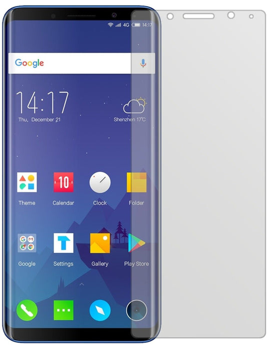 Matte Displayschutzfolie von dipos passend für Elephone U, präziser Zuschnitt und blasenfrei montiert