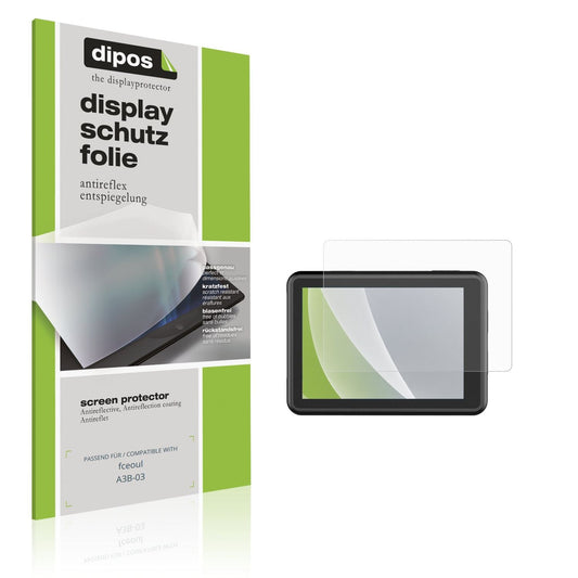 Matte Displayschutzfolie von dipos passend für fceoul A3B-03, präziser Zuschnitt und blasenfrei montiert