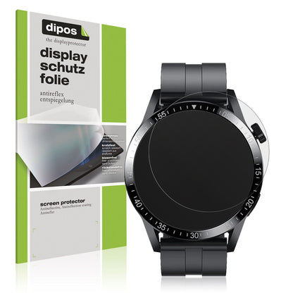 Matte Displayschutzfolie von dipos passend für Fireboltt Talk Pro, präziser Zuschnitt und blasenfrei montiert