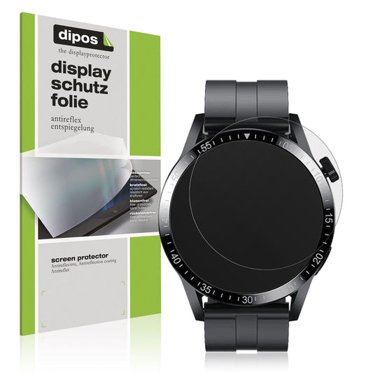 Matte Displayschutzfolie von dipos passend für Fireboltt Talk Pro, präziser Zuschnitt und blasenfrei montiert