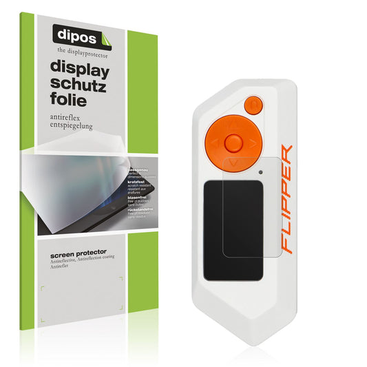 Matte Displayschutzfolie von dipos passend für Flipper Zero FZ.1, präziser Zuschnitt und blasenfrei montiert