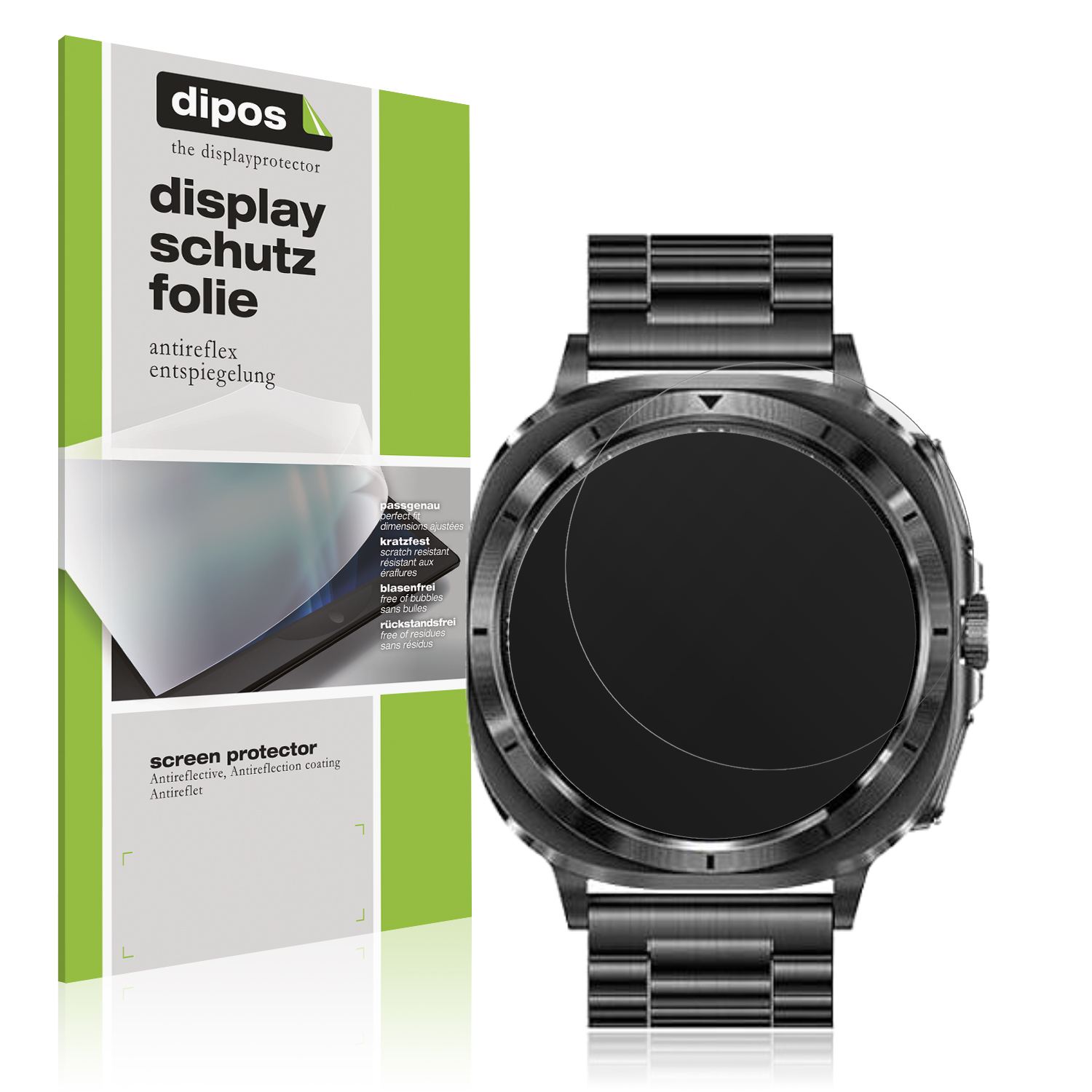 Matte Displayschutzfolie von dipos passend für Fohatu ET492, präziser Zuschnitt und blasenfrei montiert