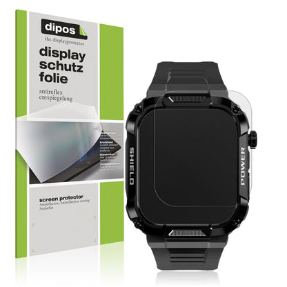 Matte Displayschutzfolie von dipos passend für GARD PRO Ultra, präziser Zuschnitt und blasenfrei montiert
