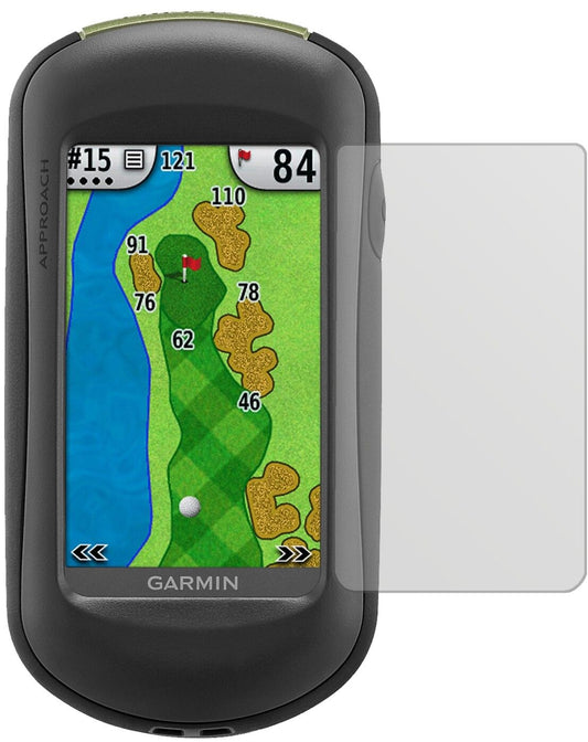 Matte Displayschutzfolie von dipos passend für Garmin Approach G5, präziser Zuschnitt und blasenfrei montiert