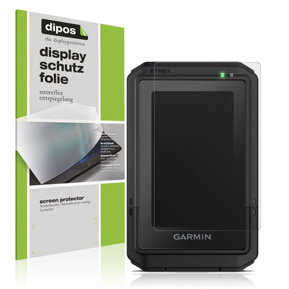 Matte Displayschutzfolie von dipos passend für Garmin eTrex Touch 2025, präziser Zuschnitt und blasenfrei montiert